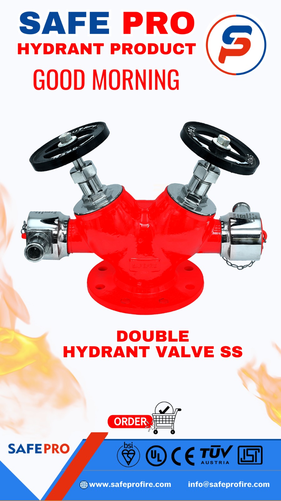 Double Hydrant Valve SS