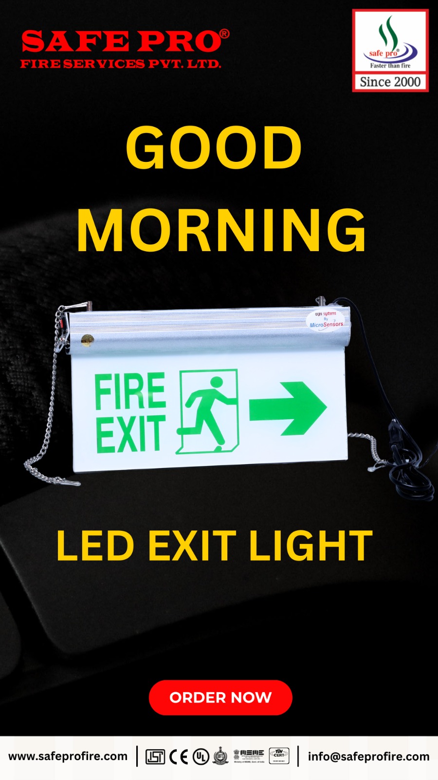 LED Emergency Exit Light